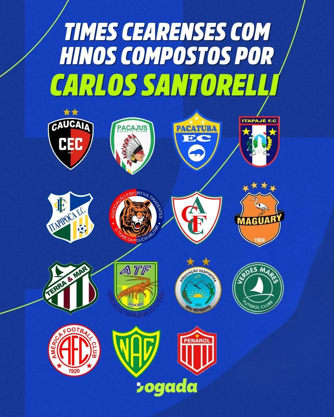 Caucaia, pacajus, Pacatuba e Itapajé adotaram os hinos de Santorelli como oficiais, segundo o próprio compositor