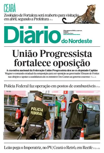 Capa da edição do dia