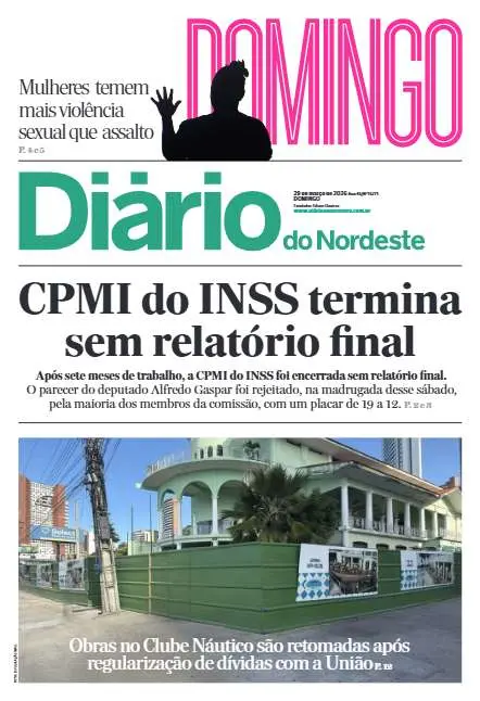 Capa da edição do dia