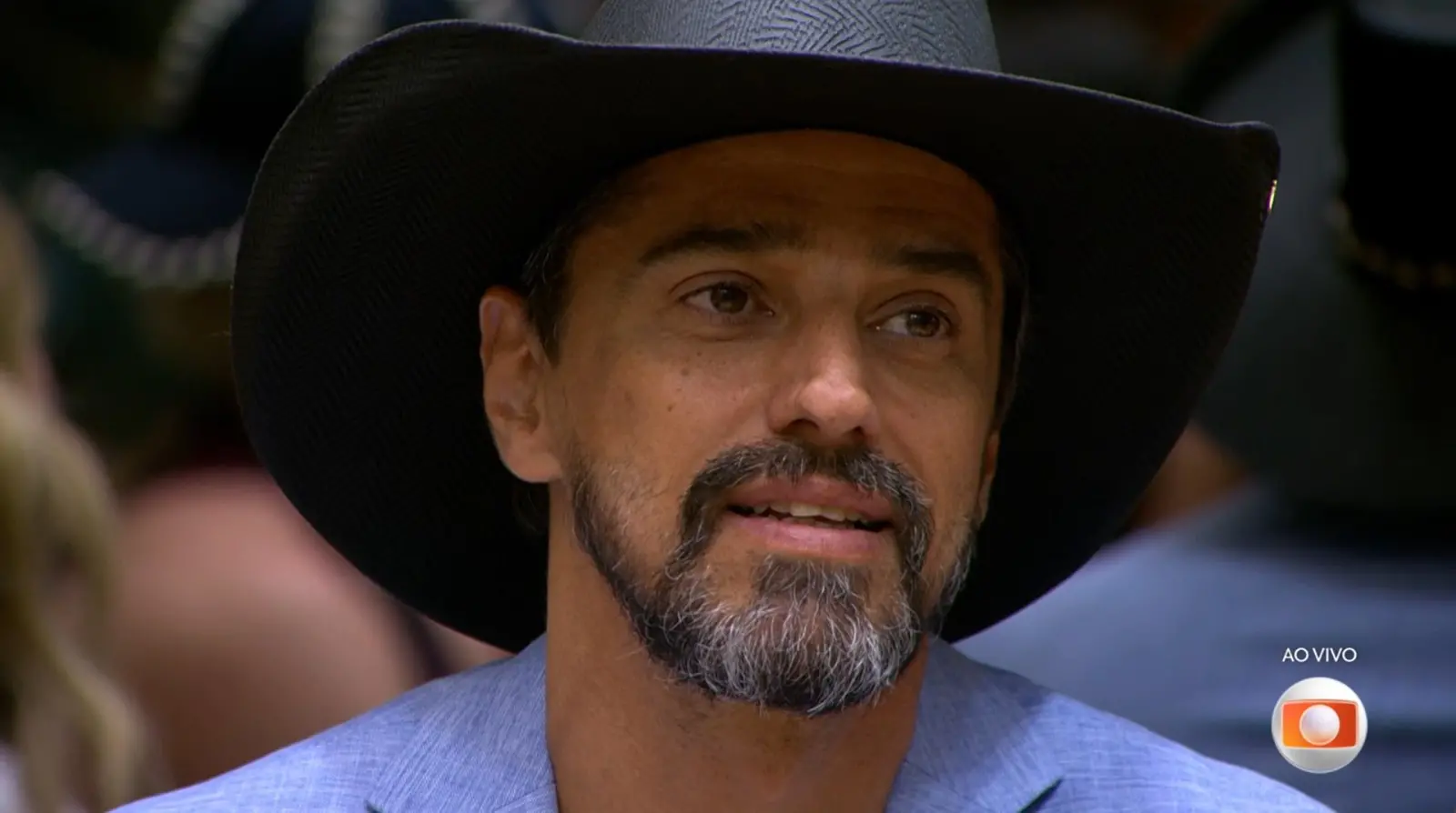 Veterano foi indicado ao paredão pela rival, a jornalista Ana Paula Renault.