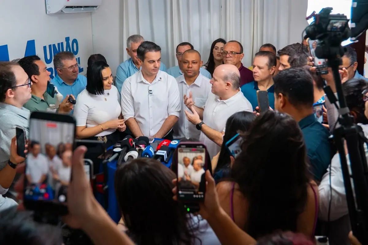 Capitão Wagner e Roberto Cláudio em entrevista da Federação União Progressista no Ceará