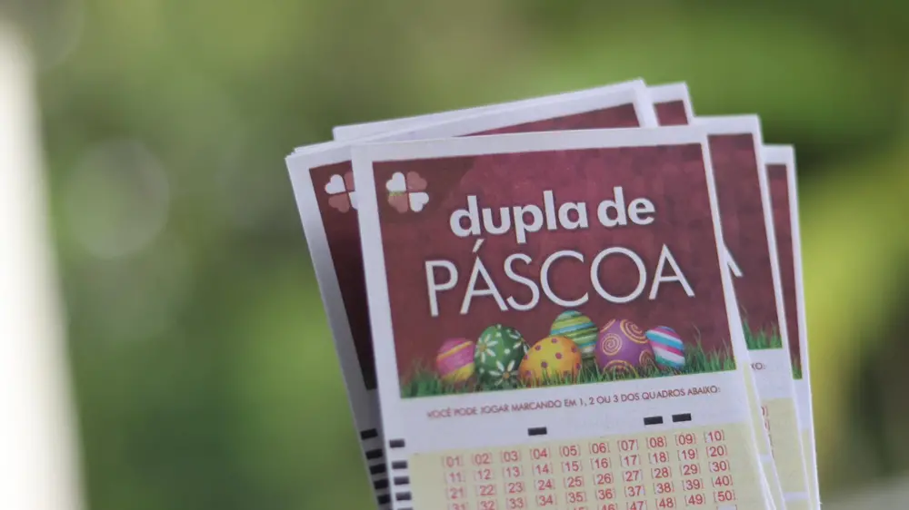 Cartelas da Dupla Sena de Páscoa.