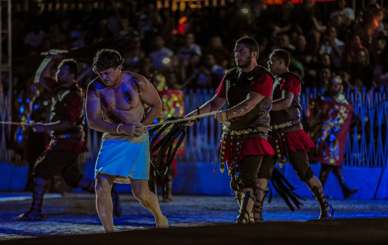 Cena da Paixão de Cristo.