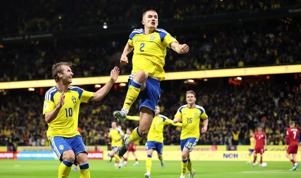 A Suécia jogou em casa em Solna e eliminou a Polônia