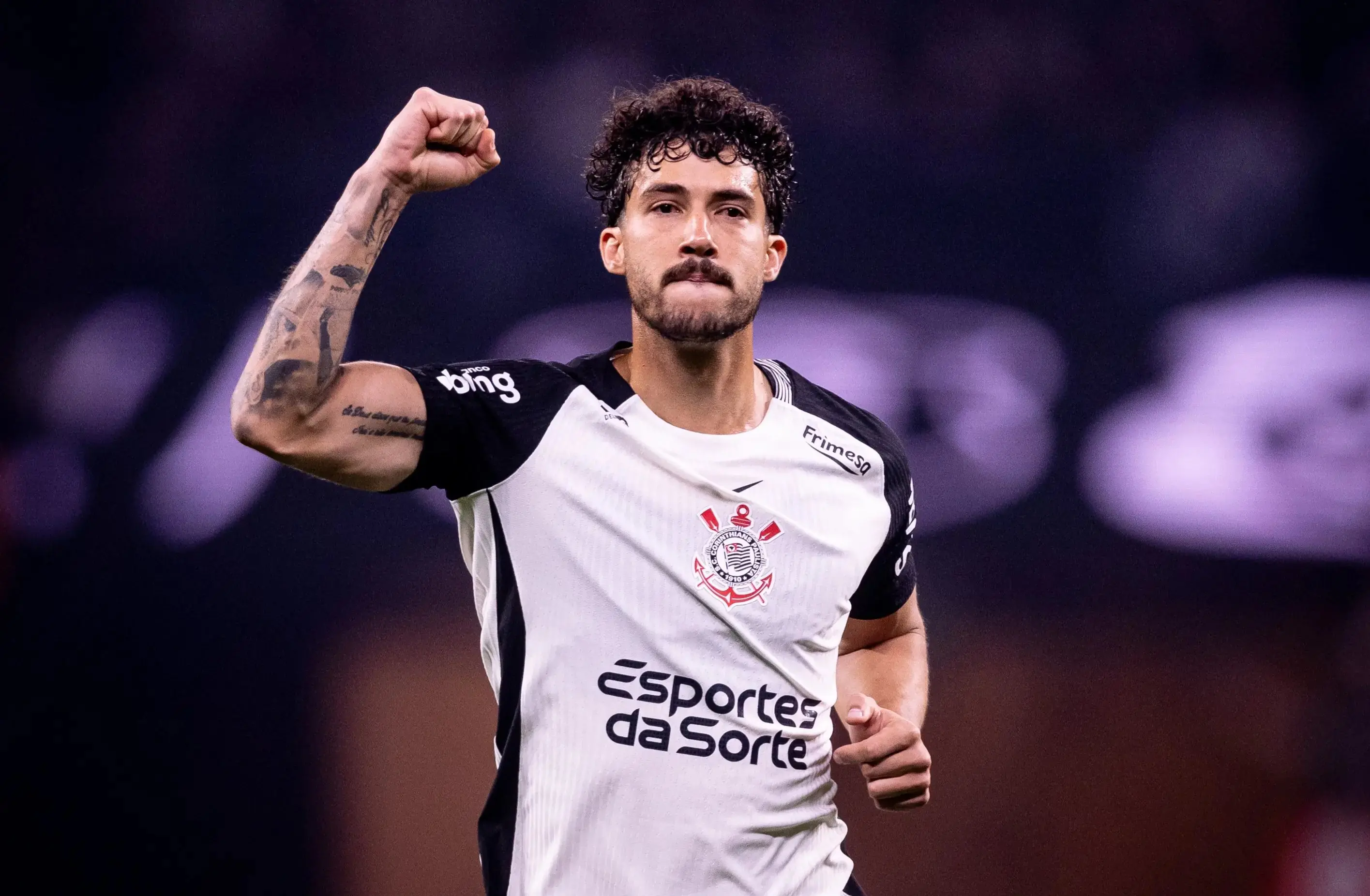 Yuri Alberto em ação pelo Corinthians
