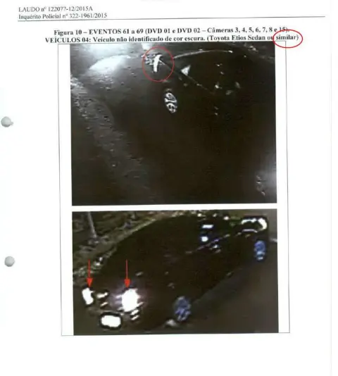 imagem laudo original pefoce carro etios.