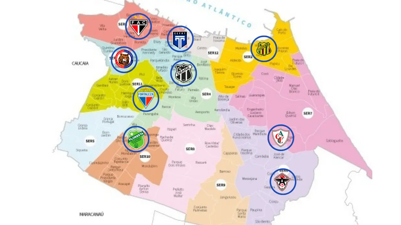 Fortaleza 300 Anos - Muito além de Ceará e Fortaleza: quais os outros clubes de futebol da capital
