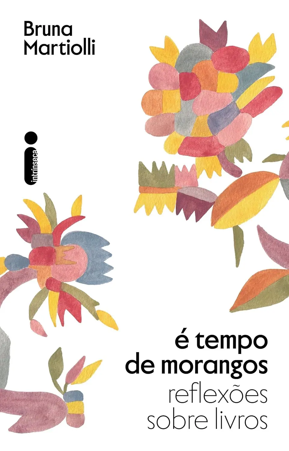 Imagem de capa do livro É tempo de morangos.