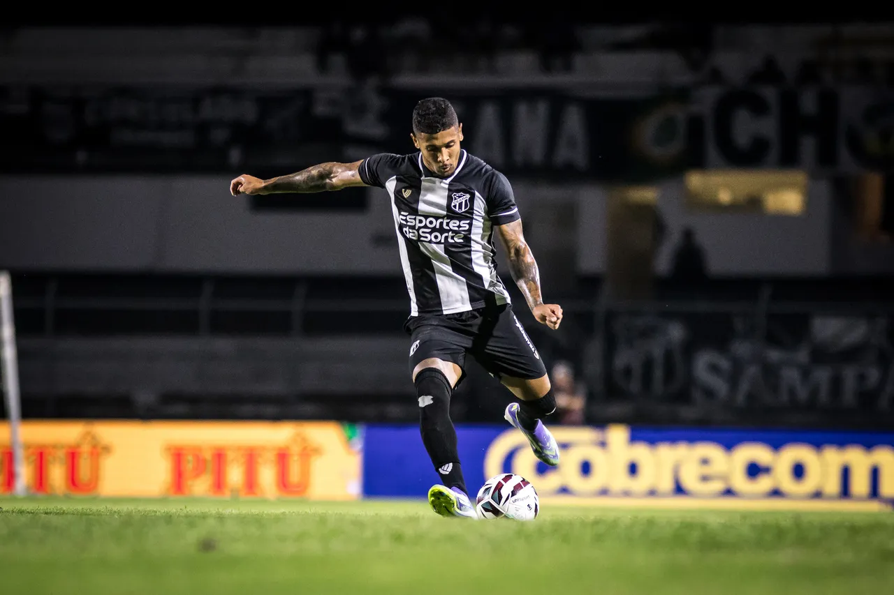 O Ceará fez um jogo equlibrado com a Ponte e criou situações de gol