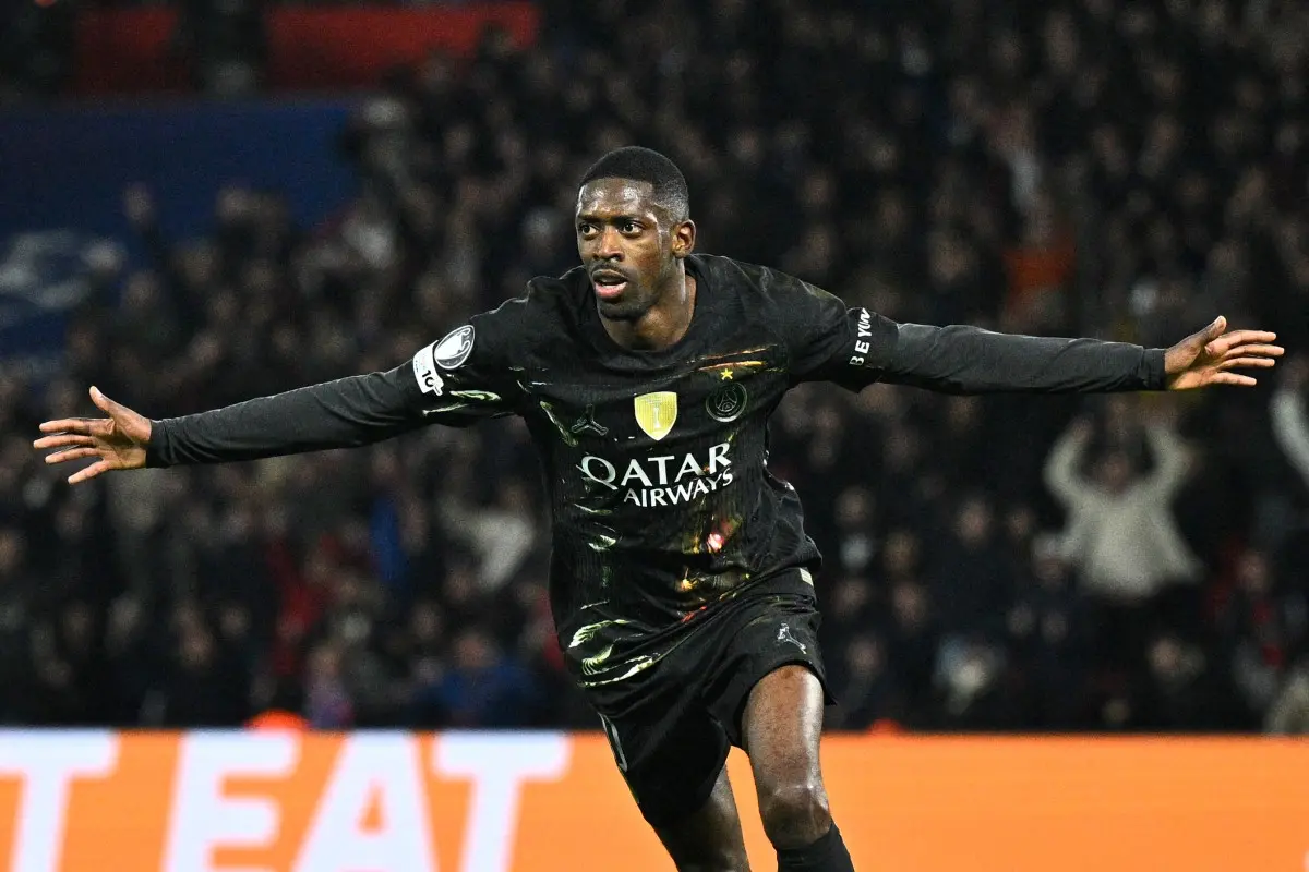 Dembélé em ação pelo PSG