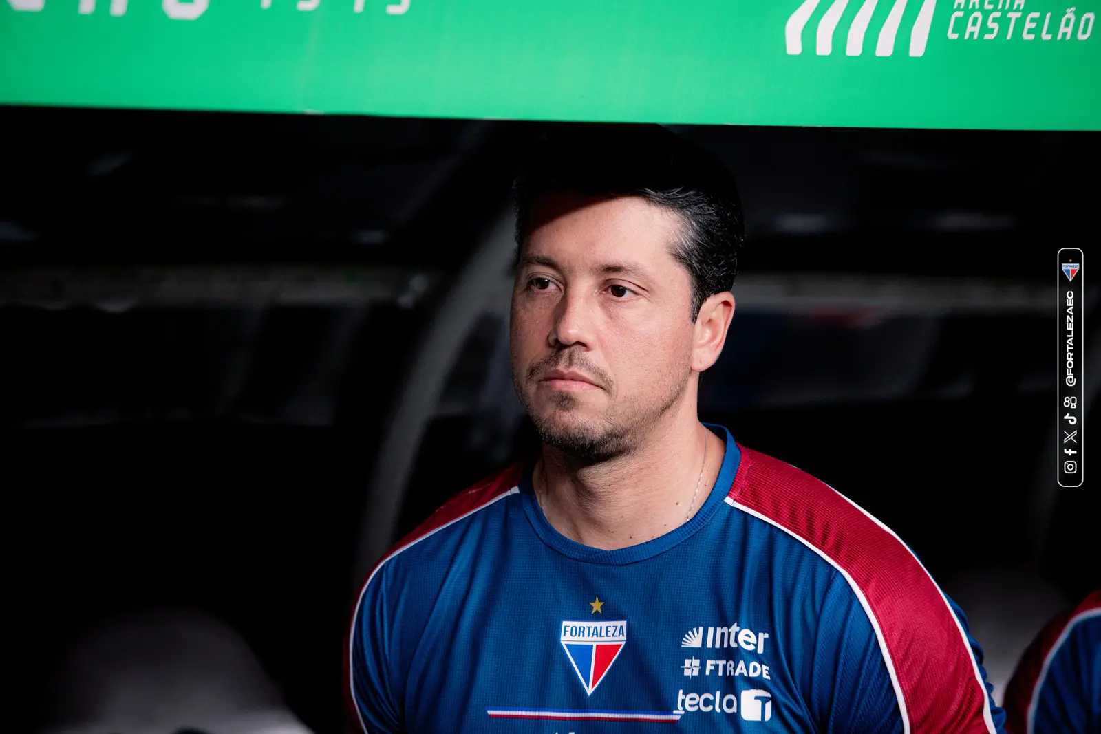 Thiago Carpini em ação pelo Fortaleza