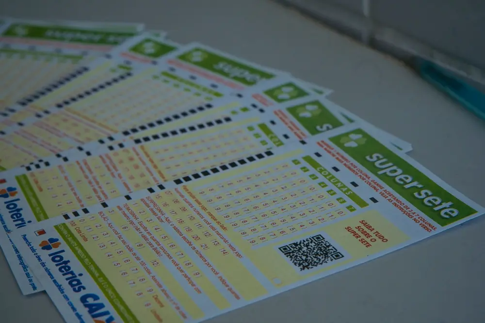 Cartelas da Super Sete.