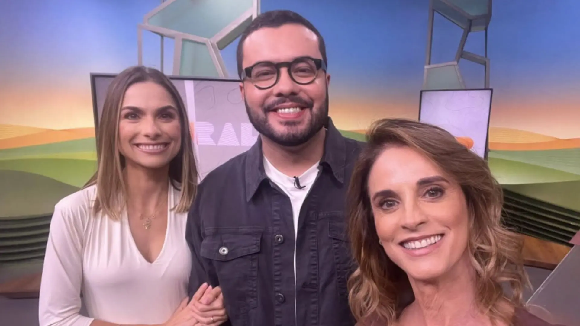 Foto dos apresentadores do Globo Rural.