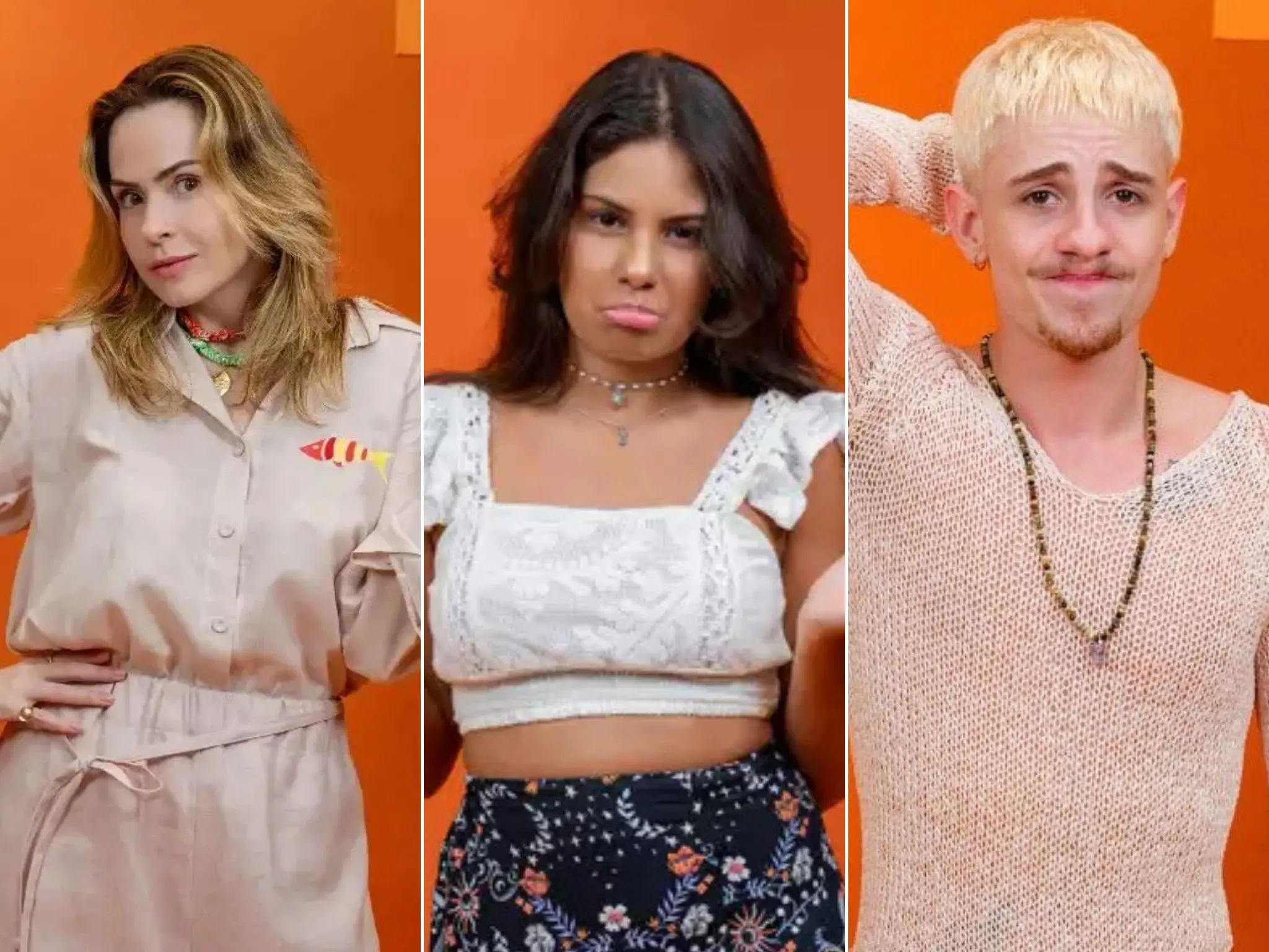 Participantes do novo paredão do BBB 26.