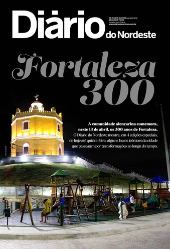 Capa da Edição do dia do jornal Diário do Nordeste