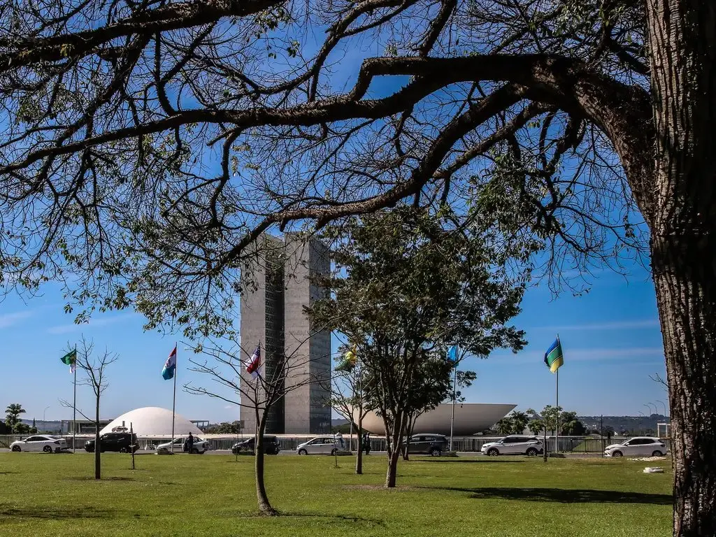 Fachada do Congresso Nacional.