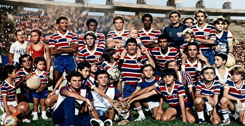 O leão Igor virou símbolo do título cearense do Fortaleza em 1983