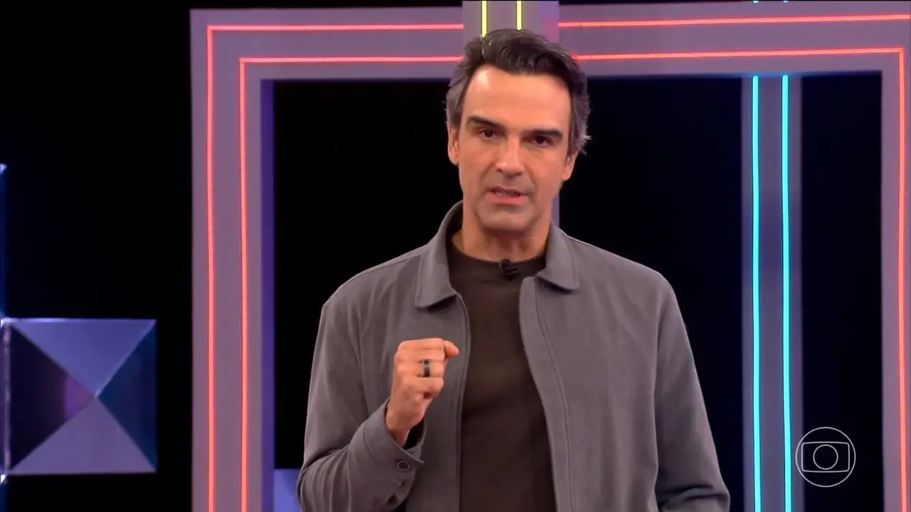 foto do apresentador Tadeu Schmidt no BBB