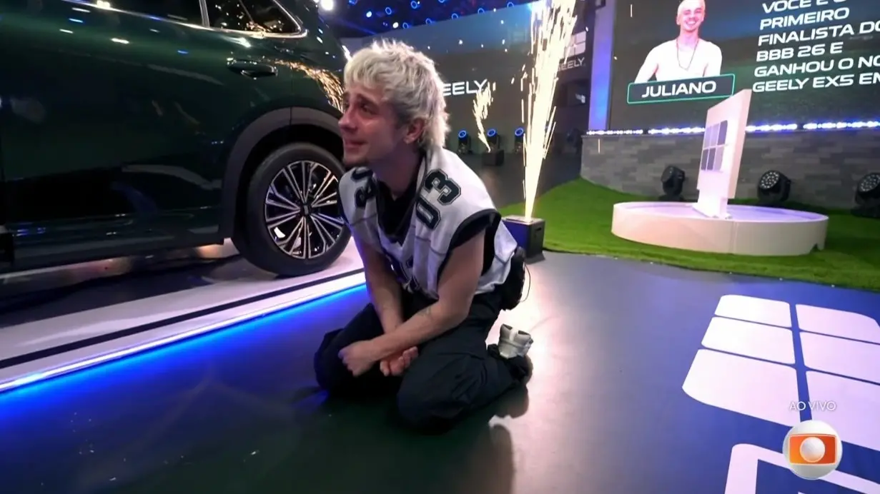 Imagem do participante vencedor da última Prova do Líder do BBB 26.