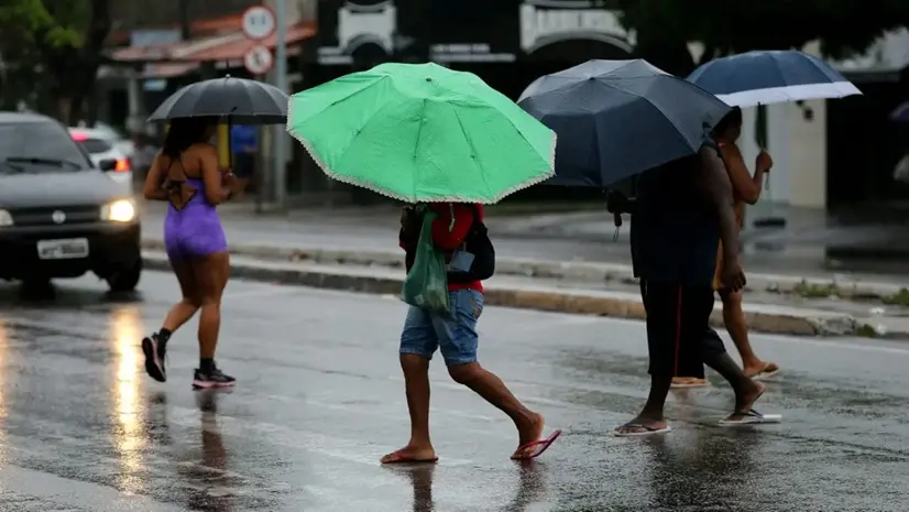 Chuva em Fortaleza.