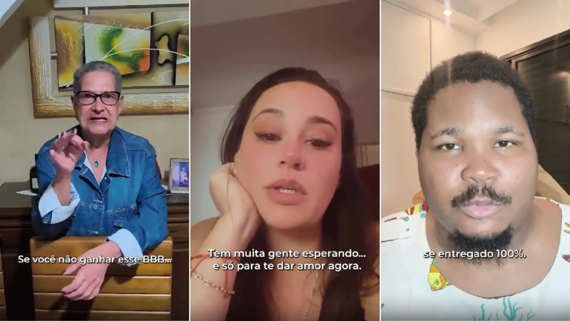 Montagem com dona Geralda, Cida Renault e Ronan.