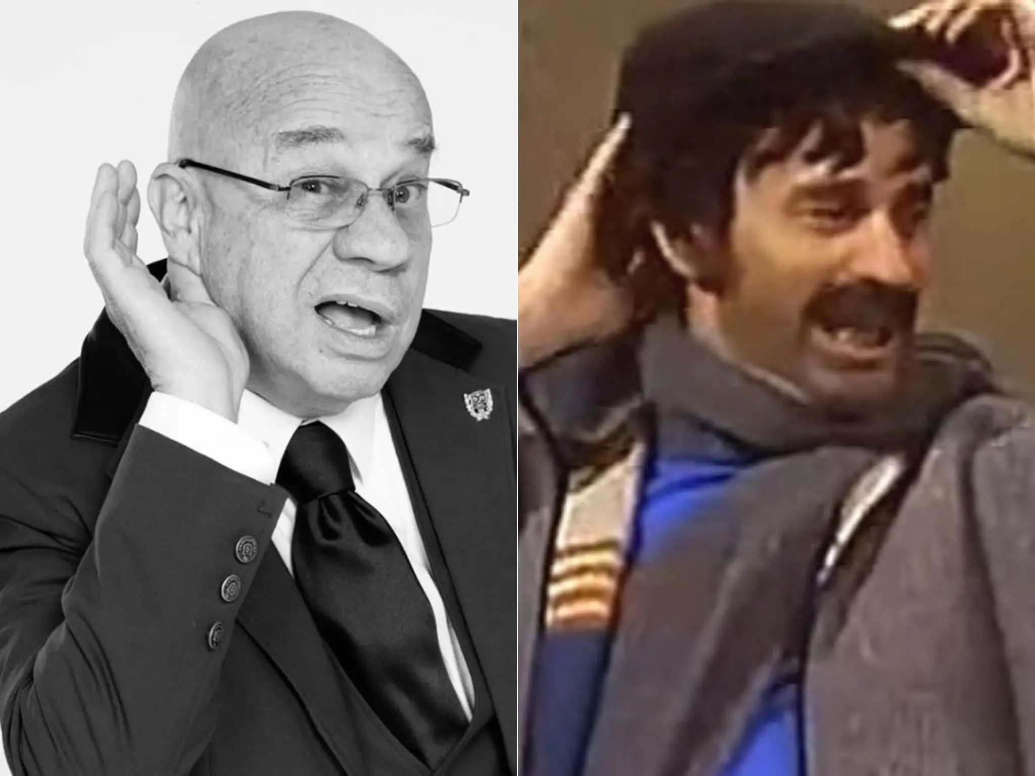 Fotos do Ricardo de Pascual e do Sr. Furtado, ladrão da vila do Chaves.