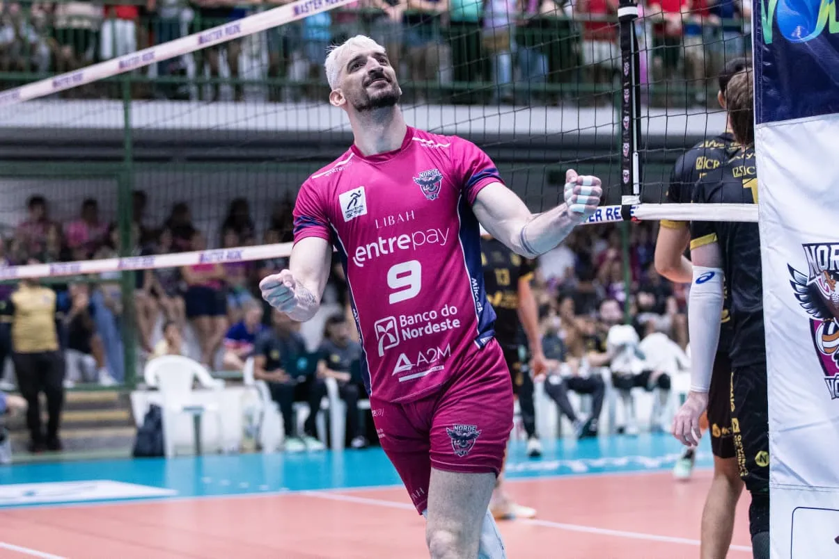 Caio da Silva, jogador do Norde Vôlei.