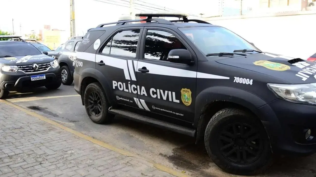 Foto de viatura da Polícia Civil do Ceará.