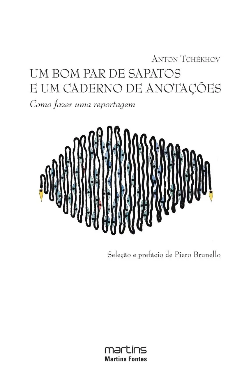 Imagem de capa do livro Um bom par de sapatos e um caderno de anotações, de Anton Tchékhov.
