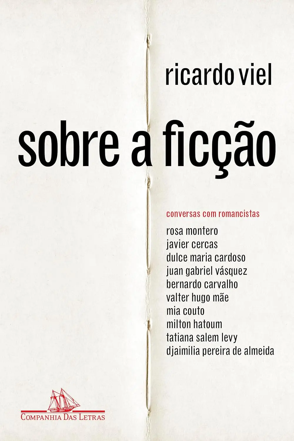 Imagem de capa do livro Sobre a ficção: Conversas com romancistas, de Ricardo Viel.