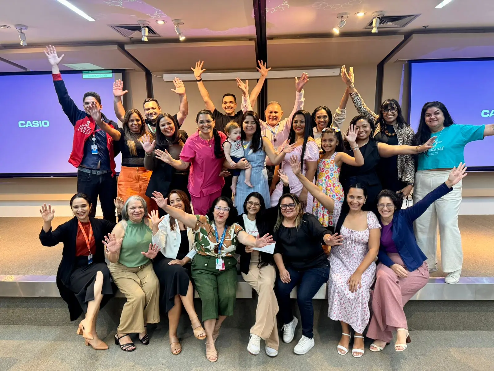 Mulheres do projeto da Enel.