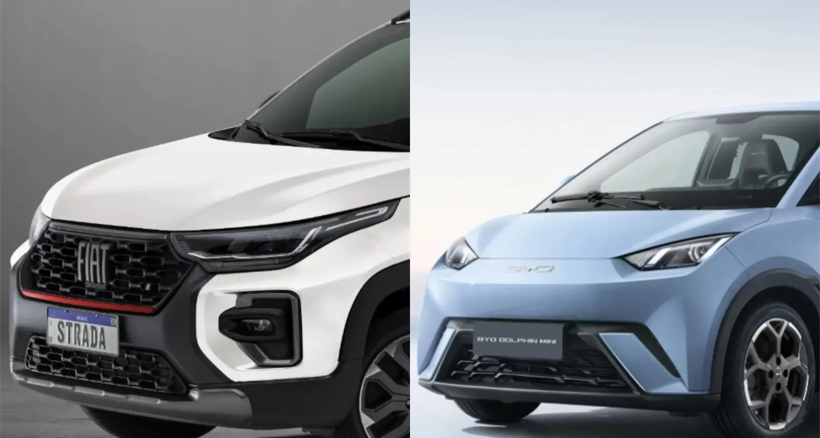 Foto que contém Strada e Dolphin Mini.