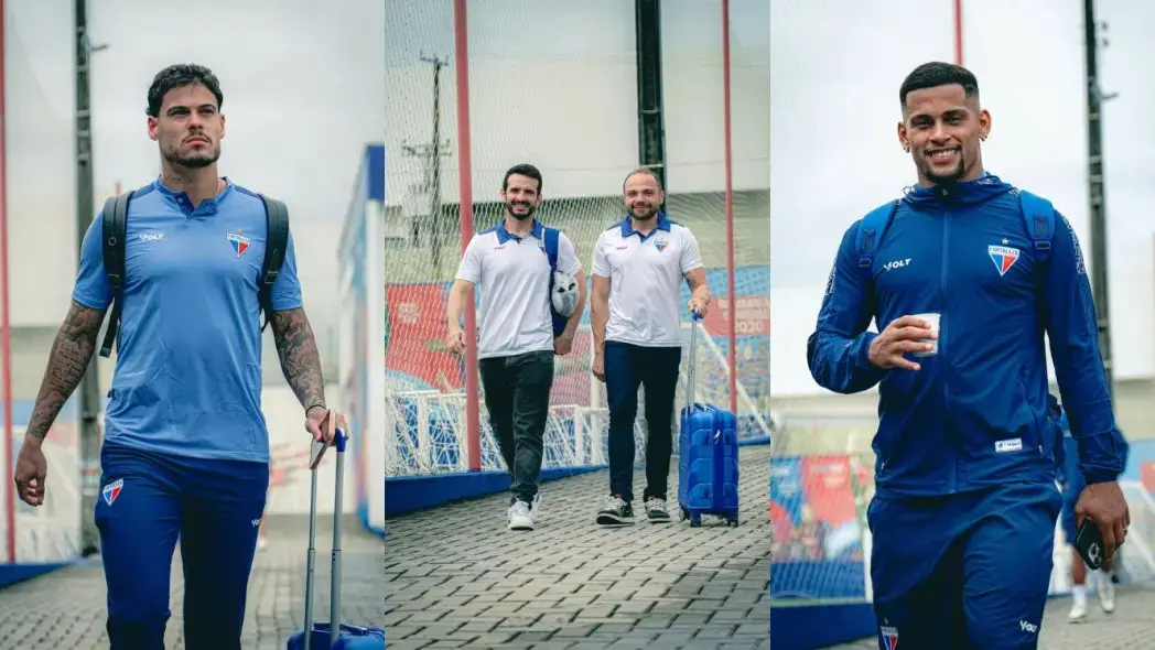 A delegação do Fortaleza embarcou com 24 jogadores para o Paraná