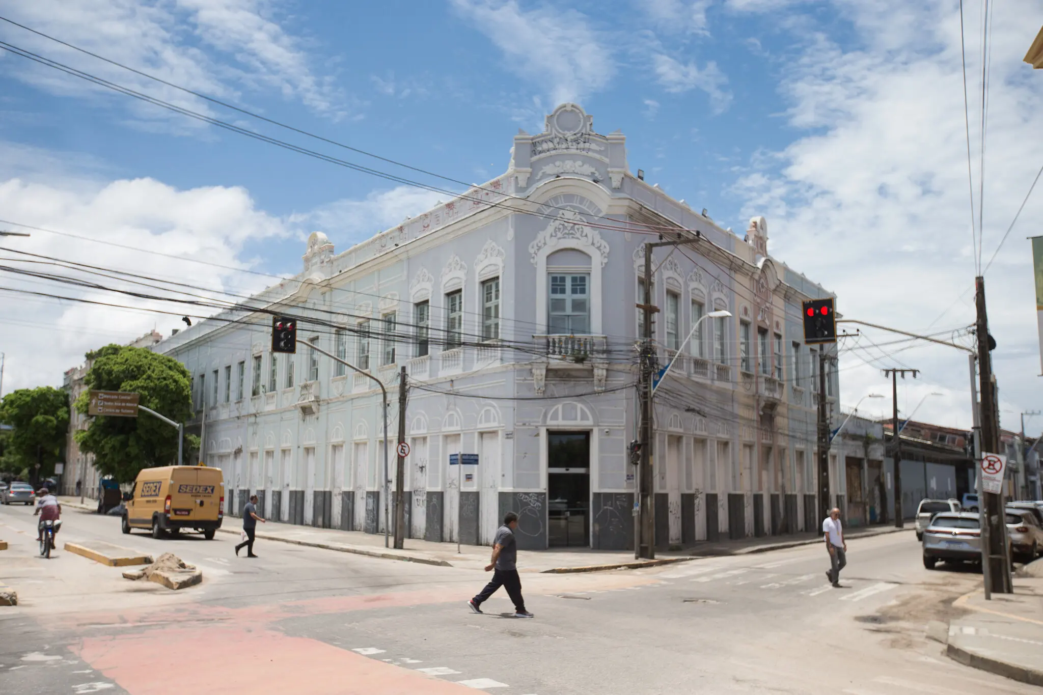 Fachada do prédio da Secretaria da Fazenda do Ceará.