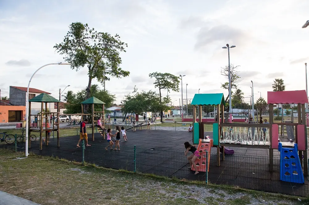 Brinquedopraça será instalada na Praça Almirante Saldanha. Foto de apoio ilustrativo.