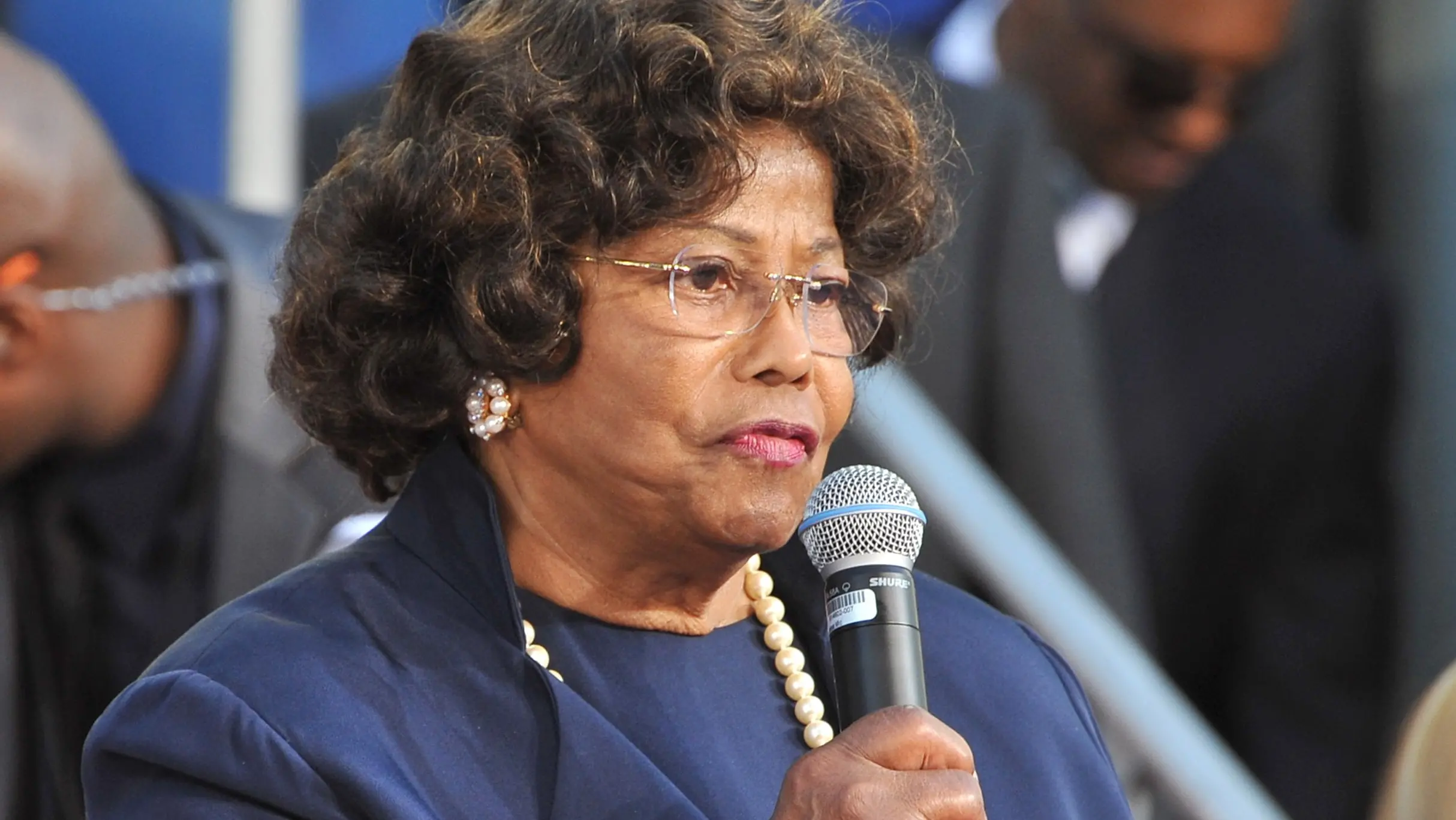 Imagem de Mama Jackson, como era conhecida Katherine, mãe de Michael Jackson.