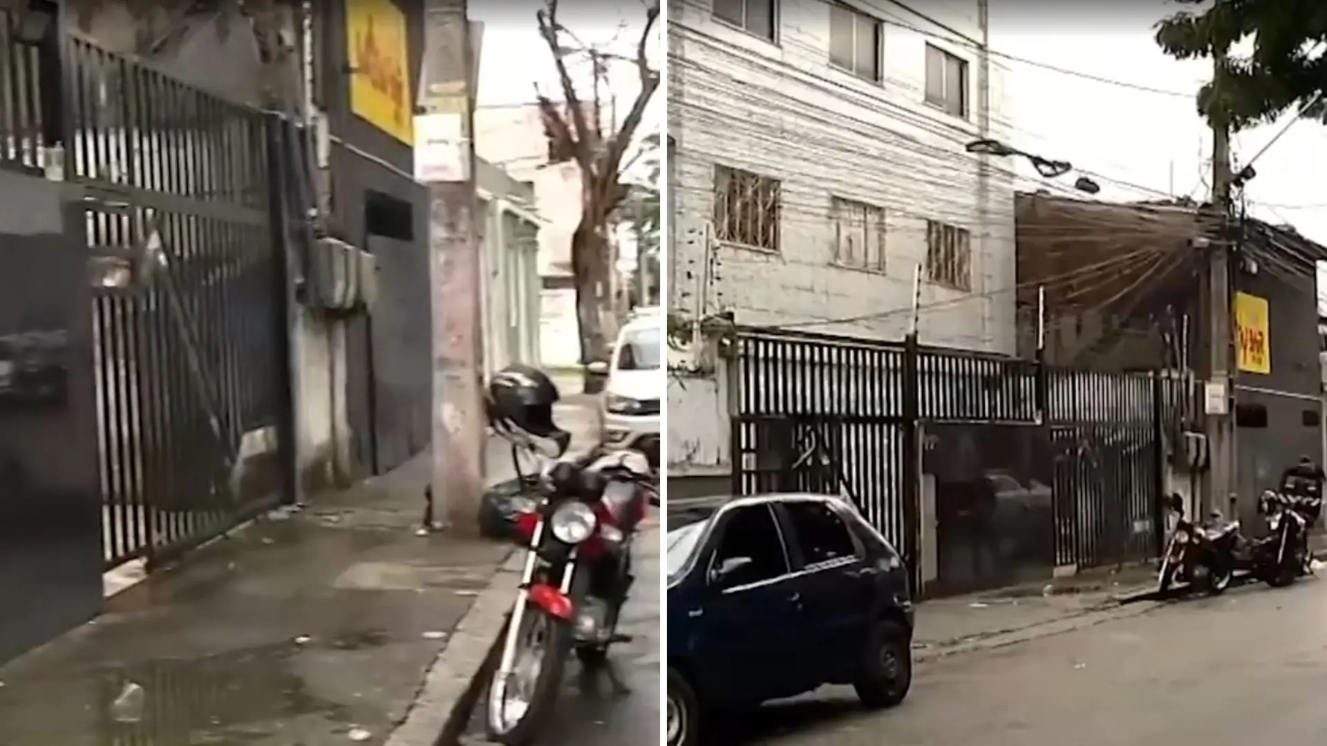 montagem de fotos de condomínio onde zelador foi assassinado no bairro Benfica, em Fortaleza.