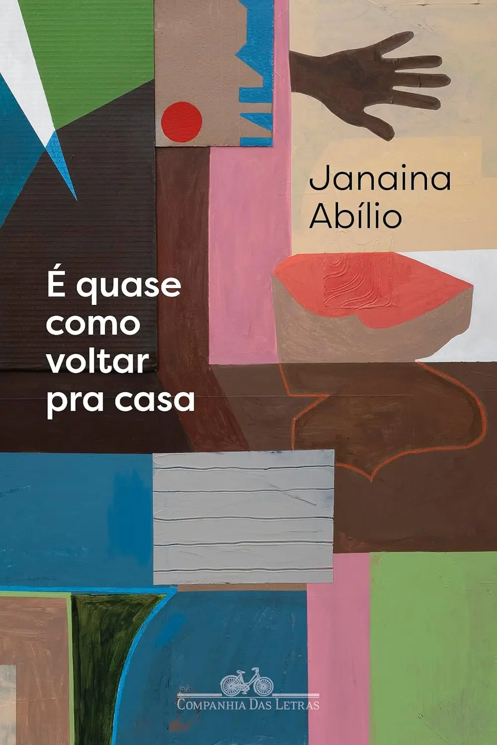 Imagem de capa do livro É quase como voltar pra casa, de Janaina Abilio, para Dia da Literatura Brasileira.