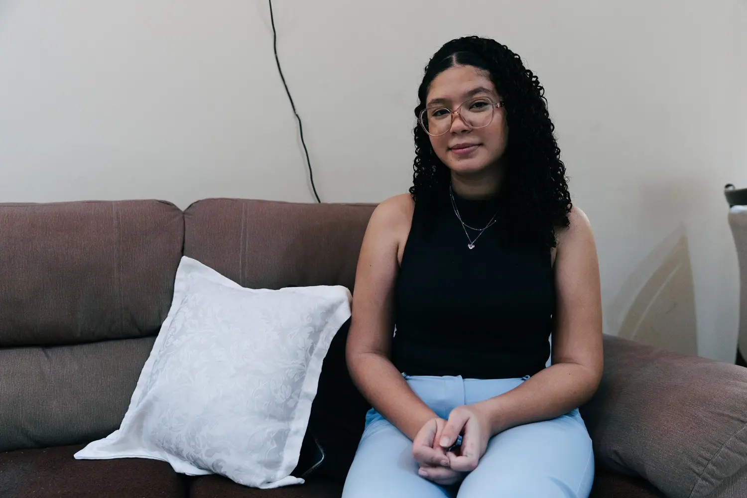 Thays recebeu diagnóstico após descoberta da doença do pai, Tiago.