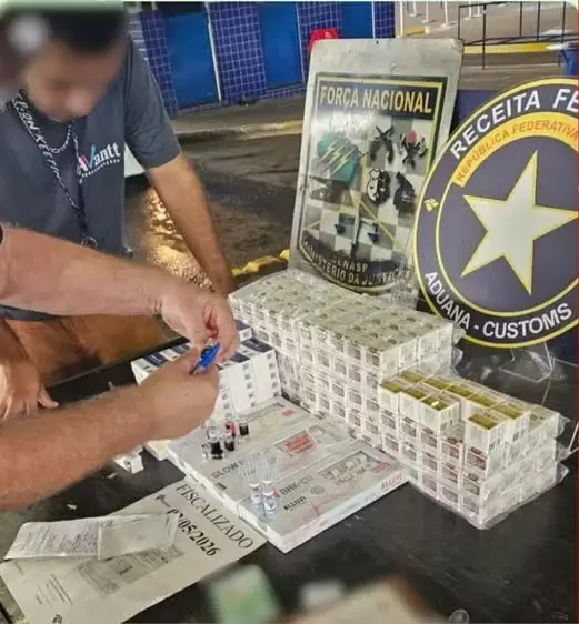 Imagem da notícia Tenente-coronel da PM de Rondônia é preso com centenas de ampolas emagrecedoras