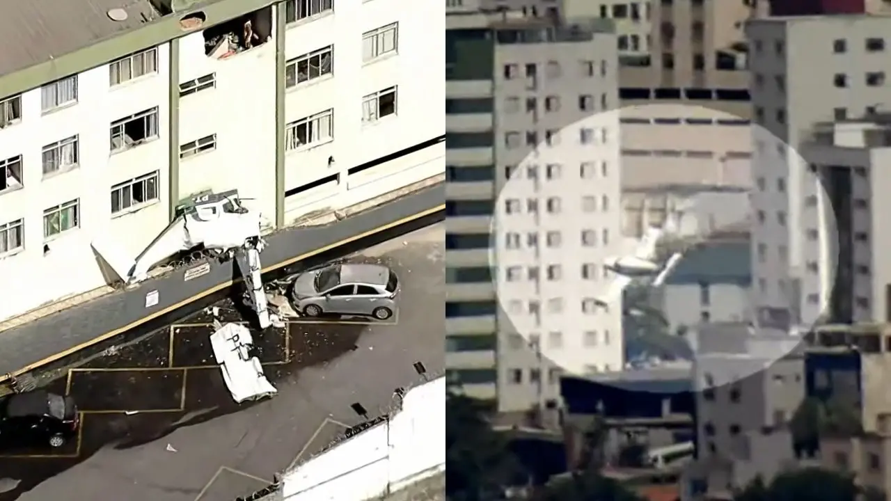 Plane Crashes Into Building After Take-Off, Video Of The Incident Stuns