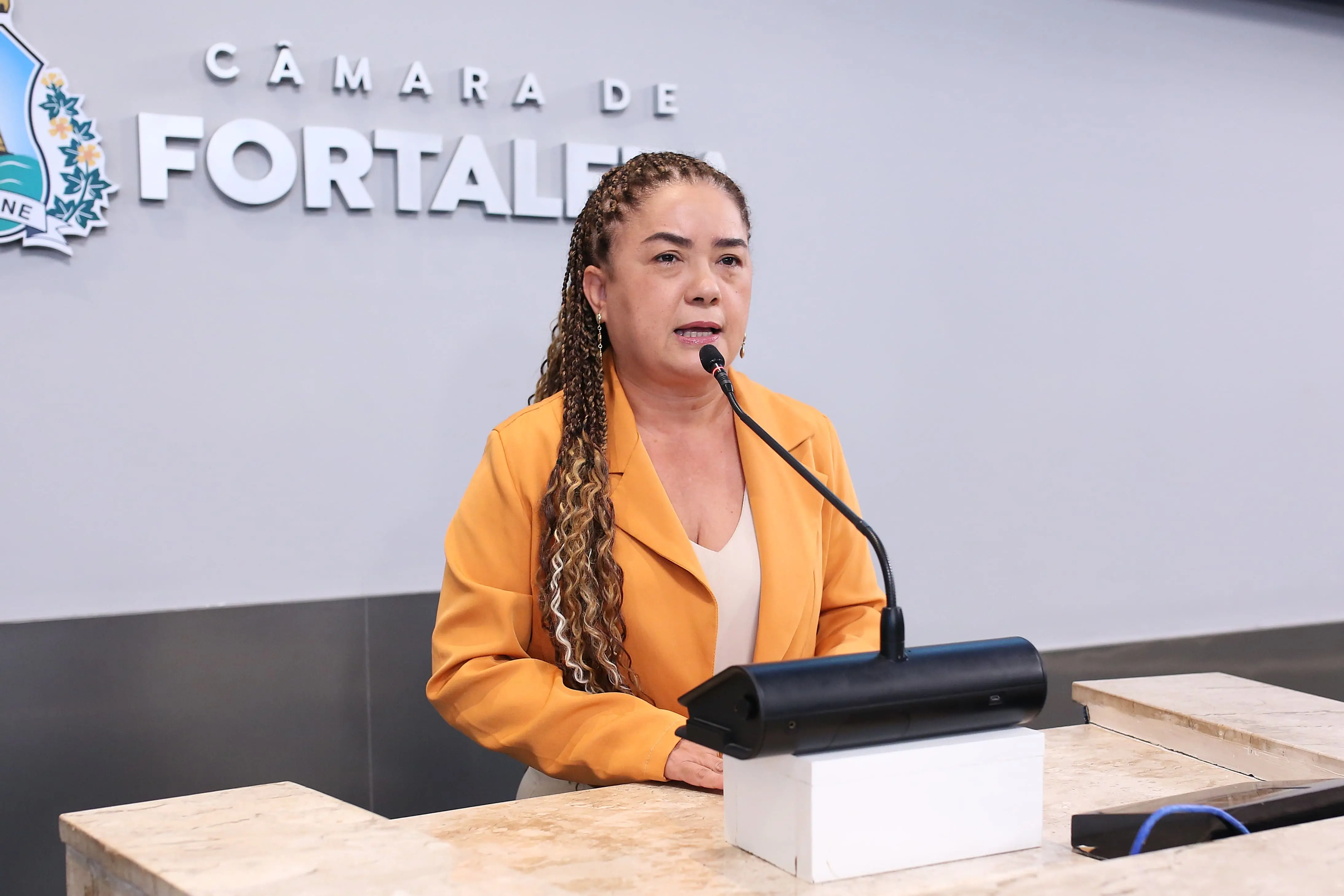 Foto da vereadora Adriana Almeida.