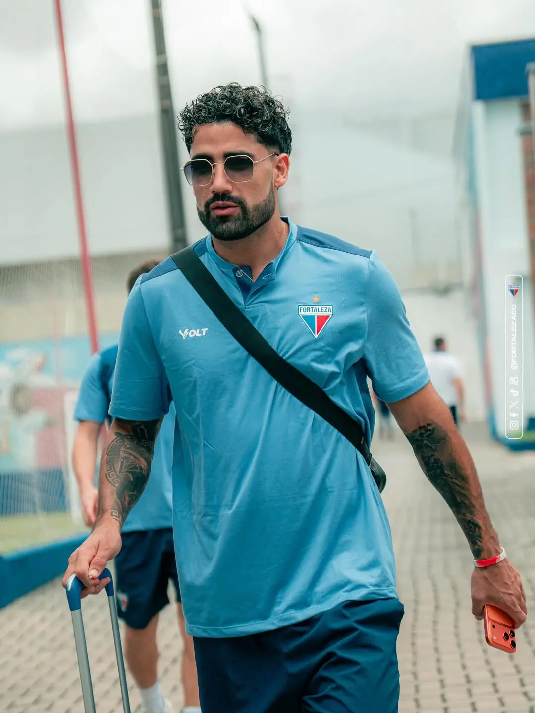Brítez em ação pelo Fortaleza