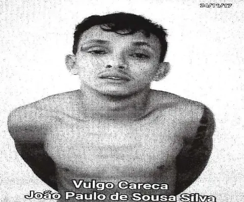suspeito preso foto vulgo careca