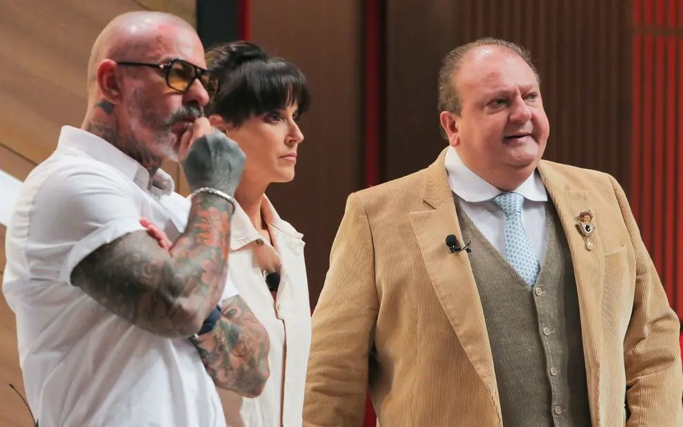 foto de Henrique Fogaça, Helena Rizzo e Erick Jacquin, jurados do MasterChef.