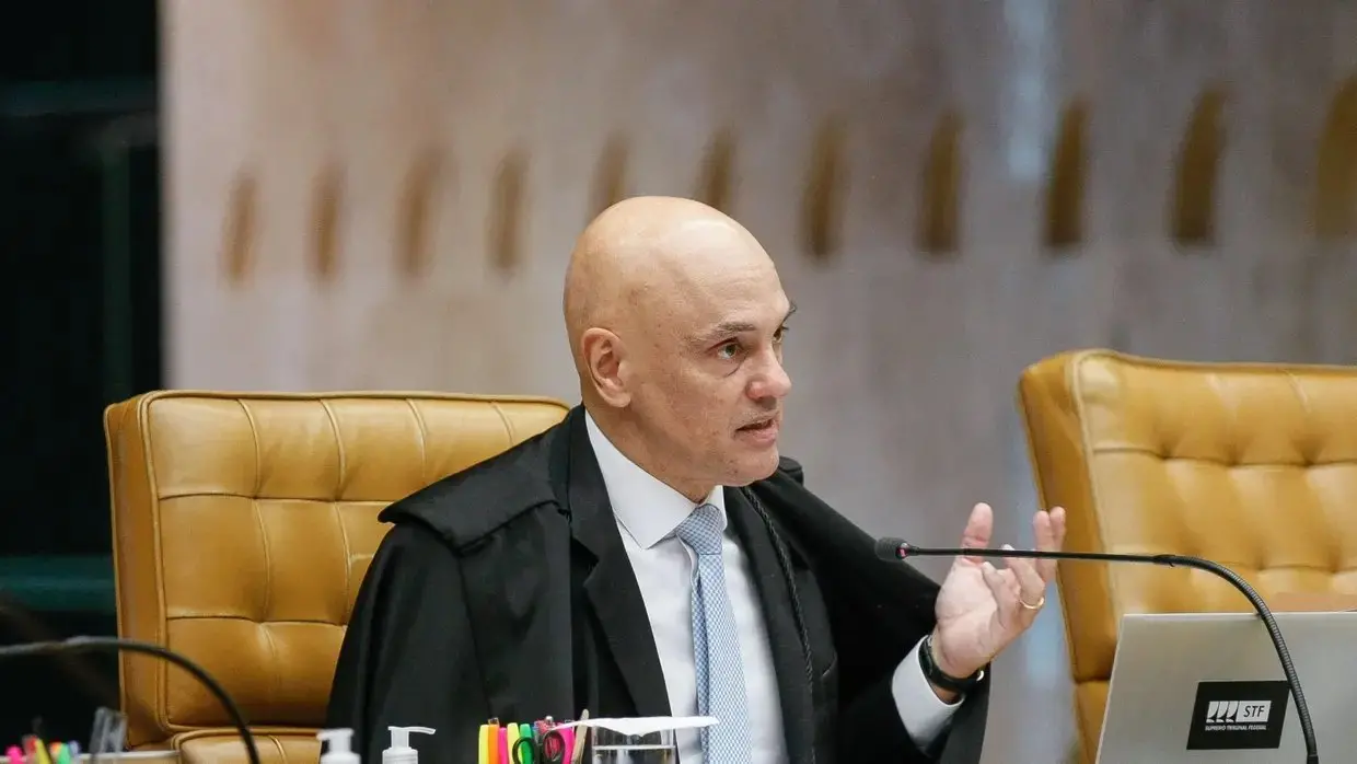 Imagem do ministro Alexandre de Moraes, para matéria sobre Lei da Dosimetria.