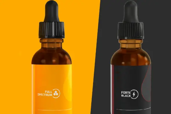 montagem de fotos mostra medicamentos à base de cannabis, da Biocase/Allandiol, que foram proibidos pela Anvisa.