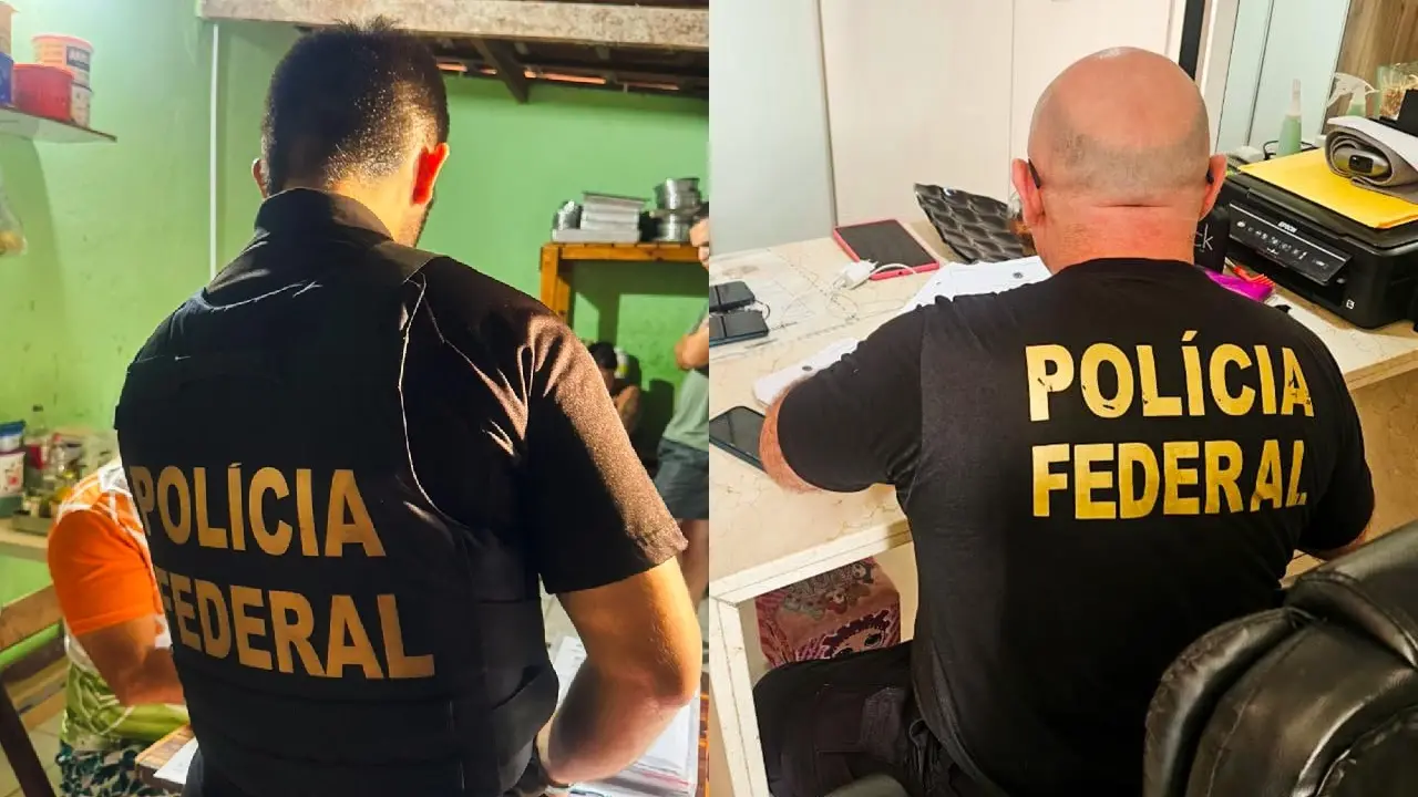 Agentes da PF cumpriram mandados em Fortaleza e Pindoretama. no Ceará.