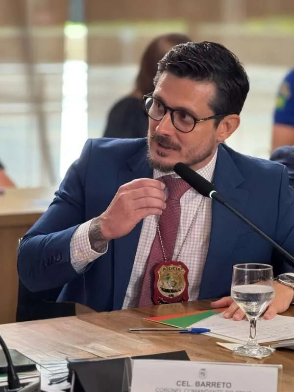 Delegado-geral da PCCE, Márcio Gutierrez.