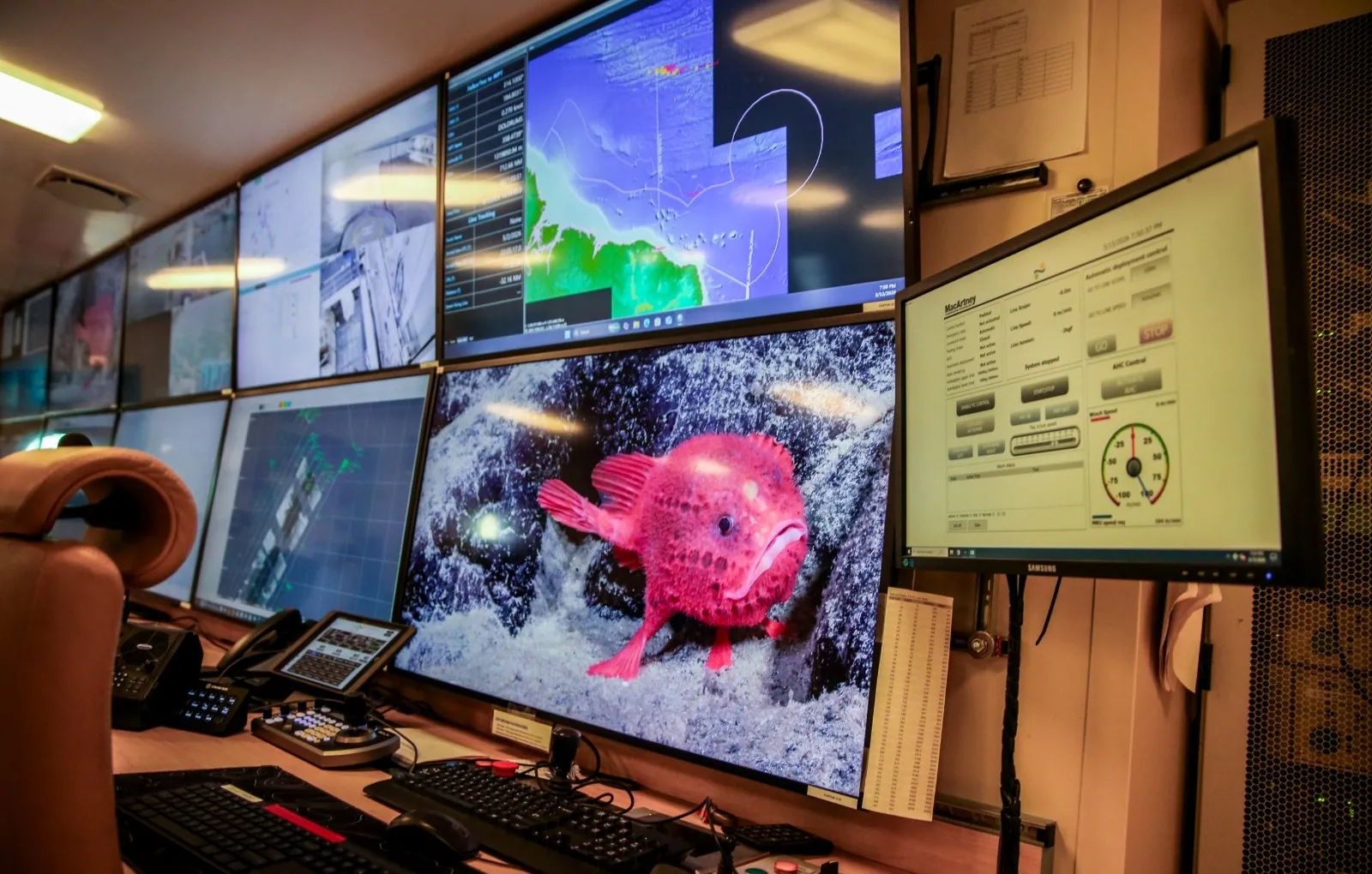A expedição busca desvendar os mistérios do fundo do oceano.